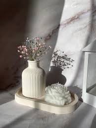 Flower Vase With Tray